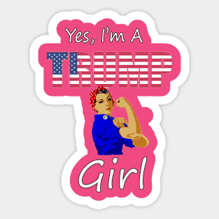 Trump Girl Sticker